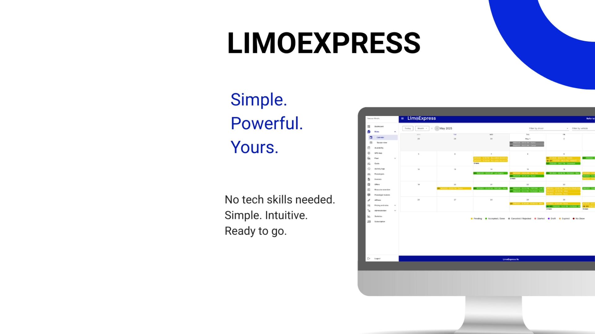 limoexpress limo software chauffeur airport transfer dispatch tool crm management