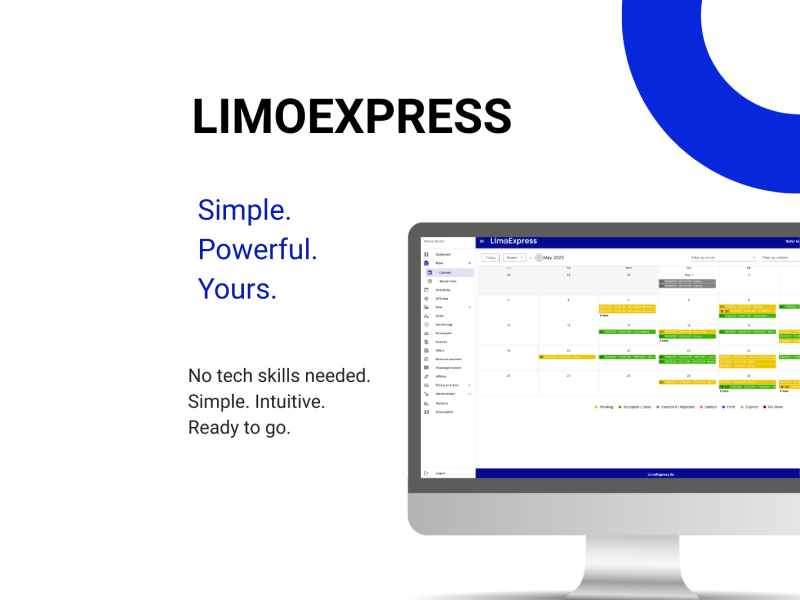 limoexpress limo software chauffeur airport transfer dispatch tool crm management