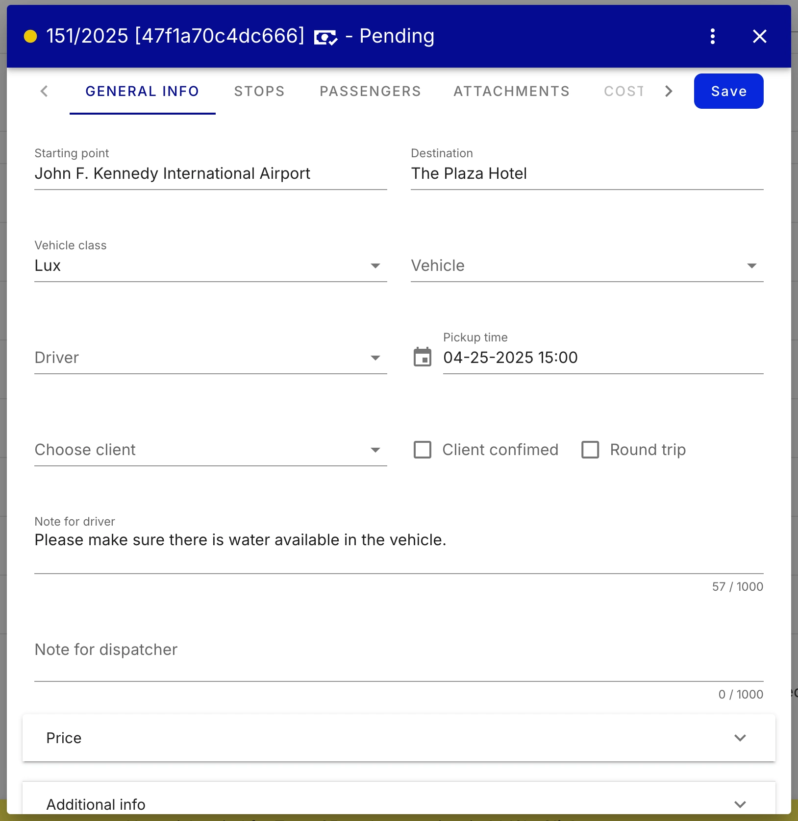 limoexpress ai features openai chatgpt saas dispatch