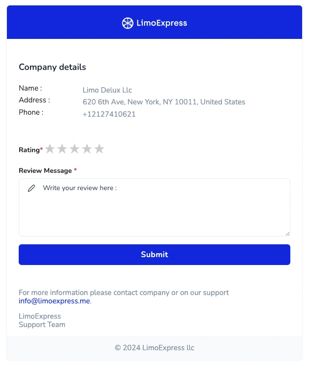 limoexpress limo software chauffeur airport transfer passenger review