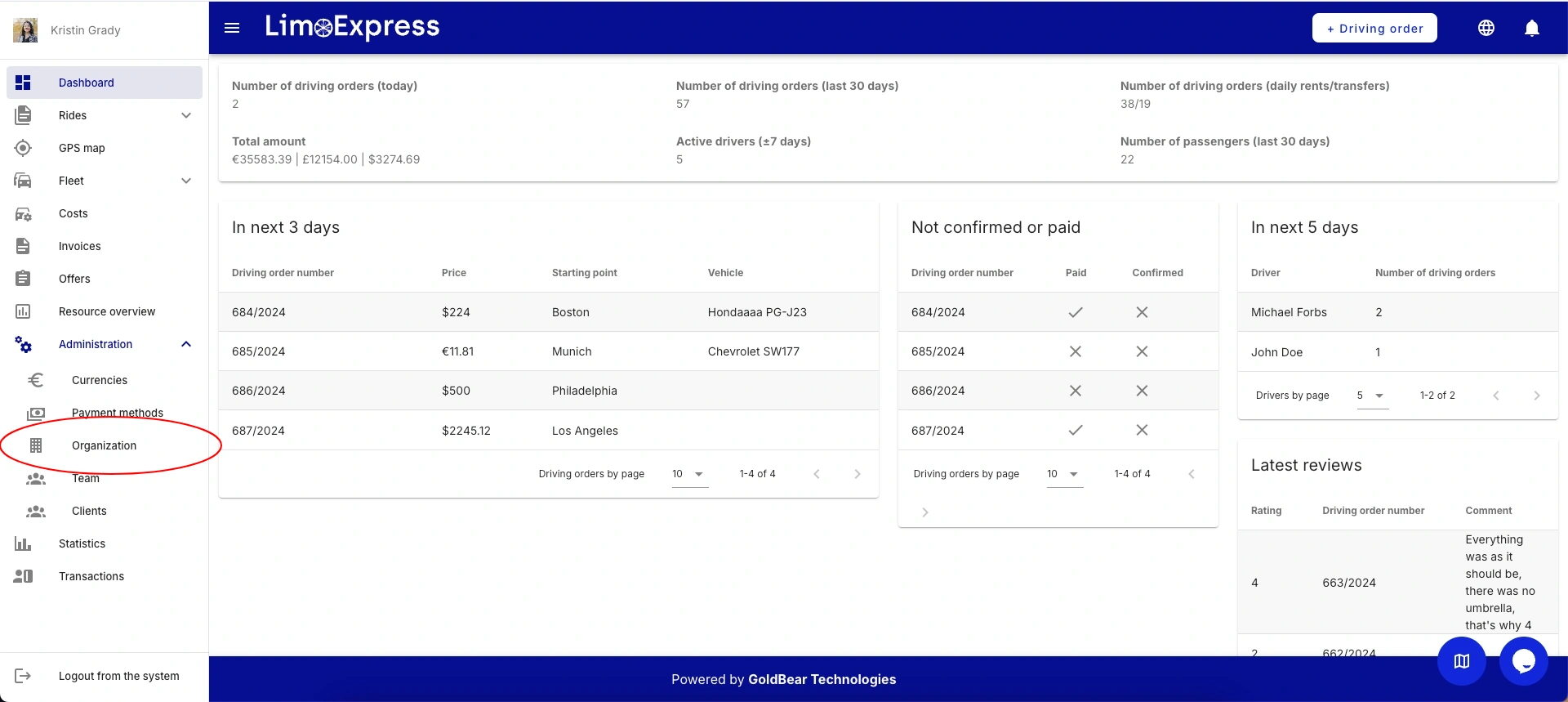 limoexpress limo software chauffeur airport transfer public booking form