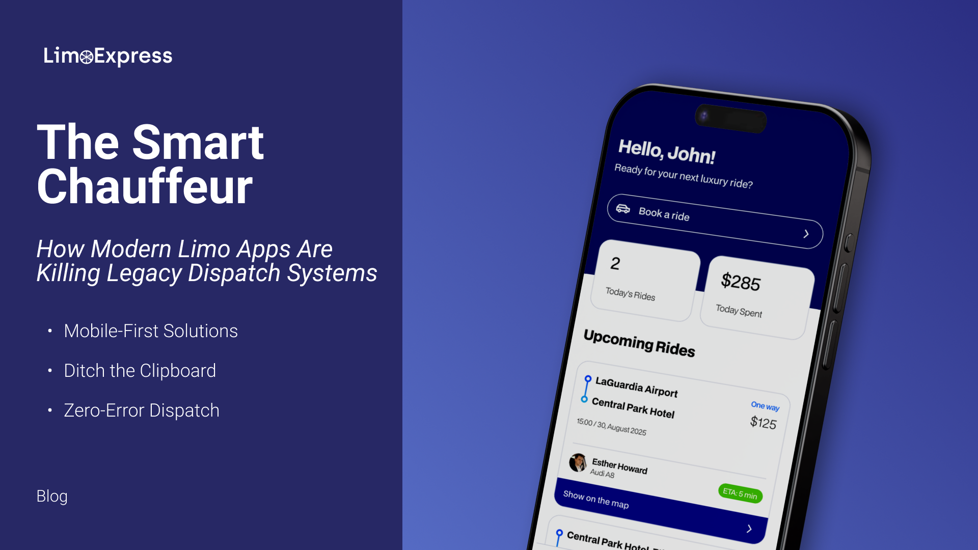 The Smart Chauffeur: How Modern Limo Apps Are Killing Legacy Dispatch Systems